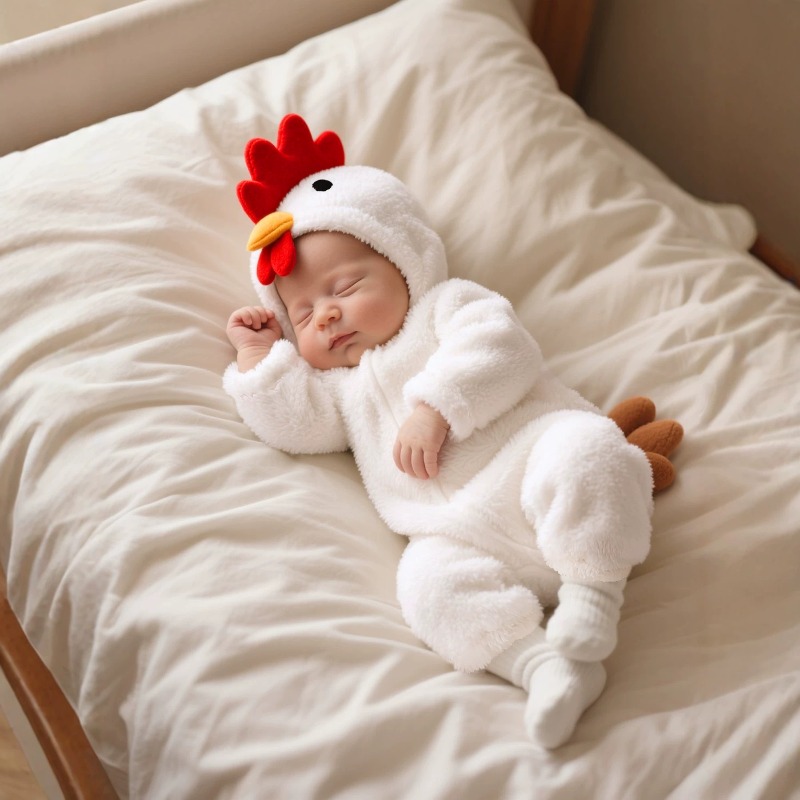 Cotton Baby Onesies Zipper - Romper Bayi Baru Lahir Warna Putih