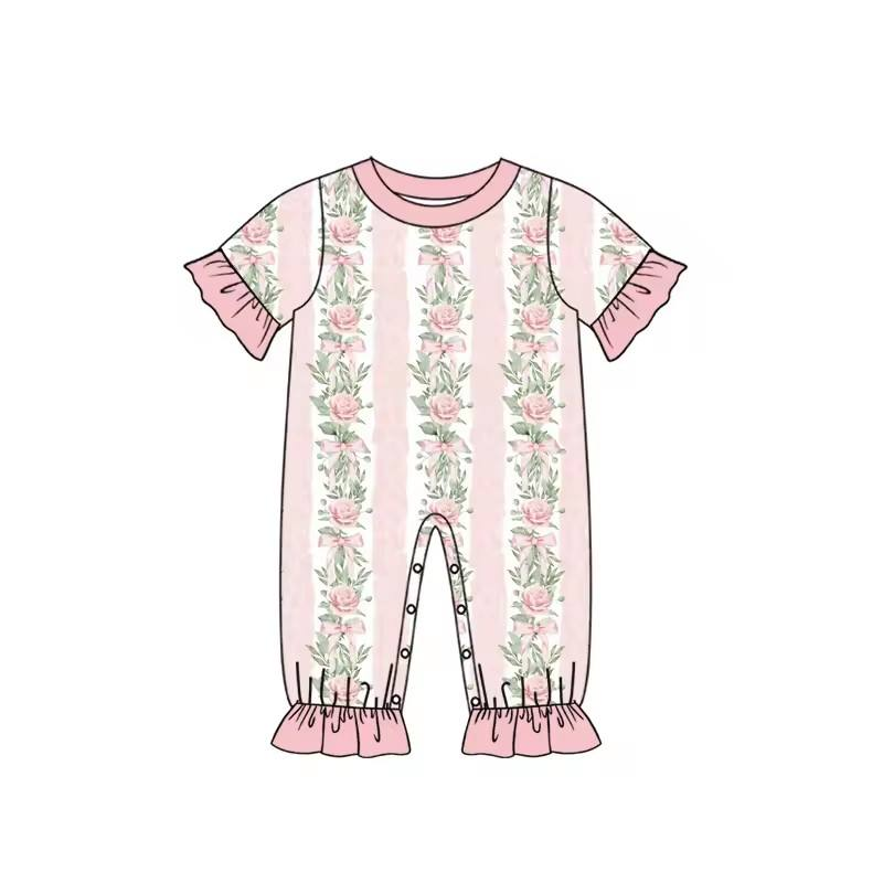 Baju bayi perempuan baru lahir - Cotton Baby Onesies Zipper ulasan dan harga