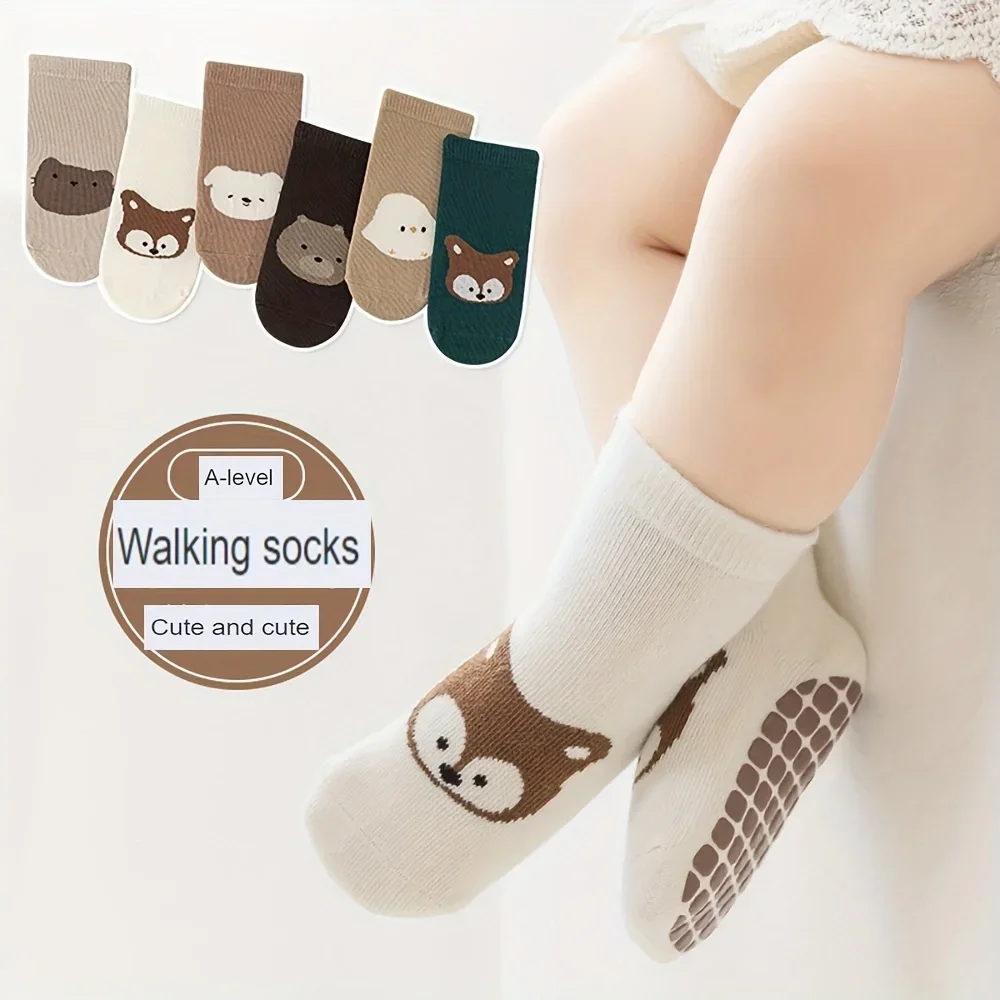 6 Pasang Kaus Kaki Trampolin B - Unisex Baby Socks Non Slip ulasan dan harga