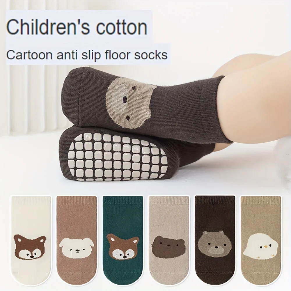 6 Pasang Kaus Kaki Trampolin B - Unisex Baby Socks Non Slip ulasan dan harga