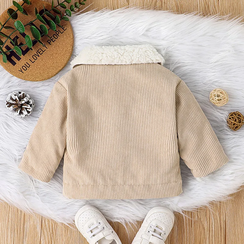 Jaket Bayi Berbahan Corduroy d - Toddler Boy Winter Fleece Jacket ulasan dan harga